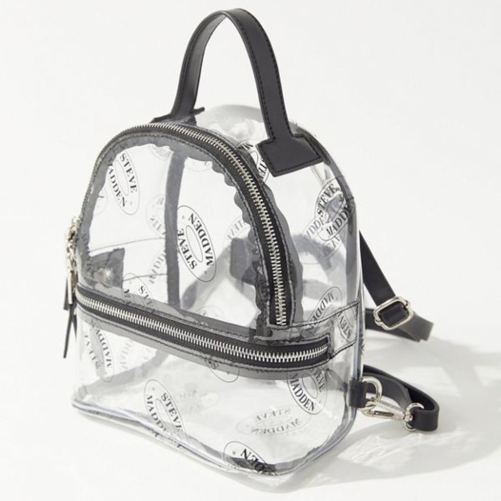 Steve Madden Abbey Clear Mini Backpack